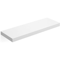 VASAGLE Wandregal, Wandboard fr Bcher, Bilder, Deko, Schweberegal, 60 x 20 x 3,8 cm, Broregal, MDF, fr Wohnzimmer, Kche, Flur, Schlafzimmer, Badezimmer, wei? LWS26WT