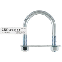 BOLT U 3/8""X2""X3"" (Pack of 10)