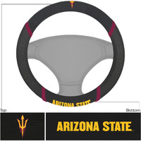 Arizona State Sun Devils Steering Wheel Cover Mesh/Stitched