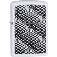 29416 - ZIPPO White Matte Dots and Boxes