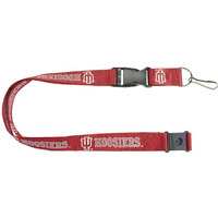 Indiana Hoosiers Lanyard Red