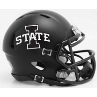 Iowa State Cyclones Helmet Riddell Replica Mini Speed Style Satin Black