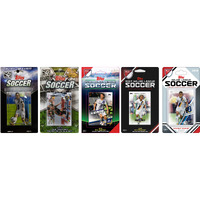 MLS Los Angeles Galaxy 5 Different Licensed Trading Card Team Sets