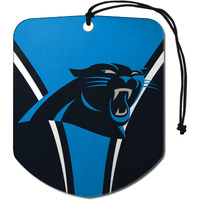 Carolina Panthers Air Freshener Shield Design 2 Pack