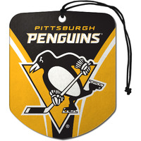 Pittsburgh Penguins Air Freshener Shield Design 2 Pack