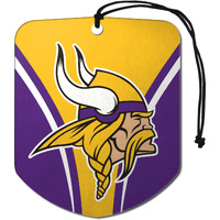 Minnesota Vikings Air Freshener Shield Design 2 Pack