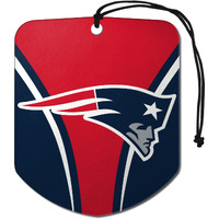 New England Patriots Air Freshener Shield Design 2 Pack