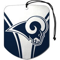 Los Angeles Rams Air Freshener Shield Design 2 Pack