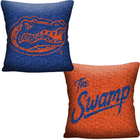 Florida OFFICIAL NCAA "Invert" Woven Pillow(D0102HHY47G.)