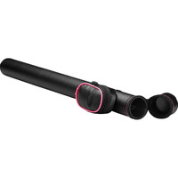 Casemaster Q-Vault Supreme Black with Pink Trim Cue Case