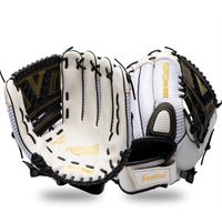 SOFTBALL GLV WHT/BLK 12"" (Pack of 1)