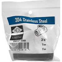 ALL ENDS TEE 3/4" SS (Pack of 1)