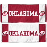 Oklahoma Sooners Cooling Towel 12x30 - Special Order