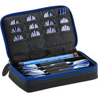 Casemaster Plazma Dart Case Black with Sapphire Zipper