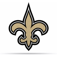 New Orleans Saints Pennant Shape Cut Logo Design