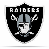 Las Vegas Raiders Pennant Shape Cut Logo Design