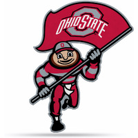 Ohio State Buckeyes Pennant Shape Cut Mascot Design
