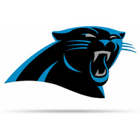 Carolina Panthers Pennant Shape Cut Logo Design