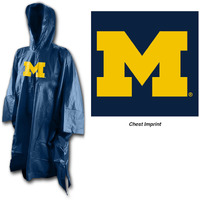 Michigan Wolverines Rain Poncho