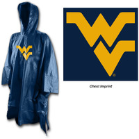 West Virginia Mountaineers Rain Poncho Special Order