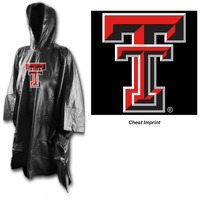 Texas Tech Red Raiders Rain Poncho Special Order