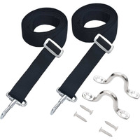 vidaXL Bimini Top Straps 2 pcs Fabric and Stainless Steel