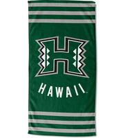 Hawaii OFFICIAL Collegiate "Stripes" Beach Towel(D0102HXVYZV.)