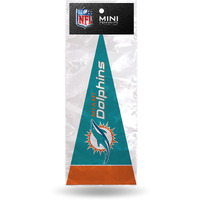 Miami Dolphins Pennant Set Mini 8 Piece Alternate