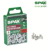 SCRW SPAX PH 6X5/8""BX50 (Pack of 1)