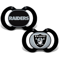 Las Vegas Raiders Pacifier 2 Pack