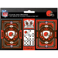 Cleveland Browns Playing Cards and Dice Set