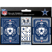 Dallas Cowboys Playing Cards and Dice Set