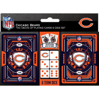 Chicago Bears Playing Cards and Dice Set