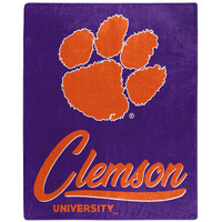 clemson OFFIcIAL NcAA Signature Raschel Throw Blanket(D0102HX6Y98)