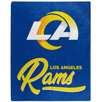 Los Angeles Rams Blanket 50x60 Raschel Signature Design