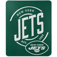New York Jets Blanket 50x60 Fleece Campaign Design