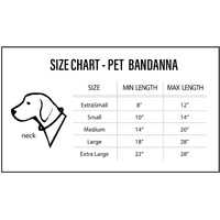 Tampa Bay Buccaneers Pet Bandanna Size M