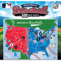 MLB Baseball Map Puzzle 500 Piece