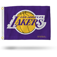 Los Angeles Lakers Flag 12x17 Striped Utility