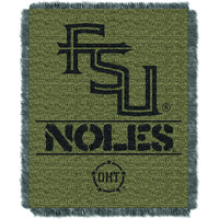 Florida State OFFICIAL Collegiate 46X60 OHT Rank Jacquard Throw(D0102HX61MX.)