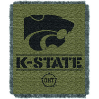 Kansas State OFFICIAL Collegiate 46X60 OHT Rank Jacquard Throw(D0102HX61M6.)
