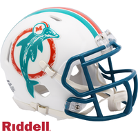 Miami Dolphins Helmet Riddell Replica Mini Speed Style 1980-1996 T/B