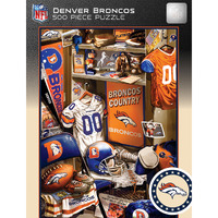 Denver Broncos Puzzle 500 Piece Locker Room