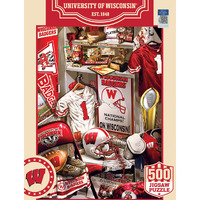 Wisconsin Badgers Puzzle 500 Piece Locker Room