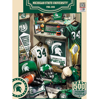 Michigan State Spartans Puzzle 500 Piece Locker Room