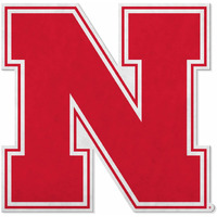 Nebraska Cornhuskers Pennant Shape Cut Logo Design