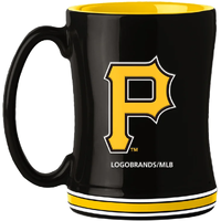 Pittsburgh Pirates Coffee Mug 14oz Sculpted Relief Team Color