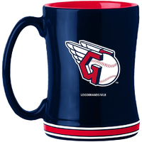 Cleveland Guardians Coffee Mug 14oz Sculpted Relief Team Color