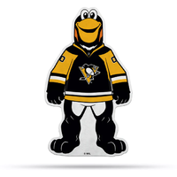 Pittsburgh Penguins Pennant Shape Cut Mascot Design