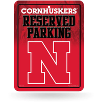 Nebraska Cornhuskers Sign Metal Parking